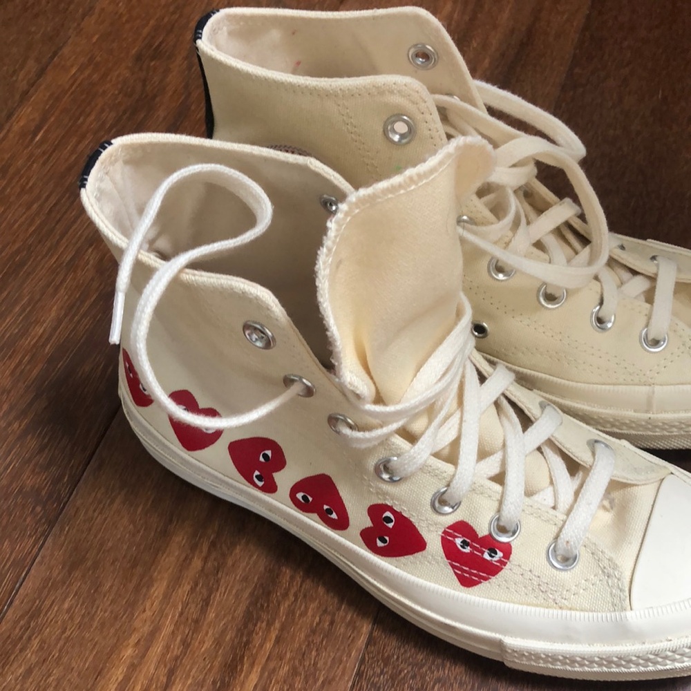 Converse chuck taylor Comme drs garçon sneakers size 8 women’s